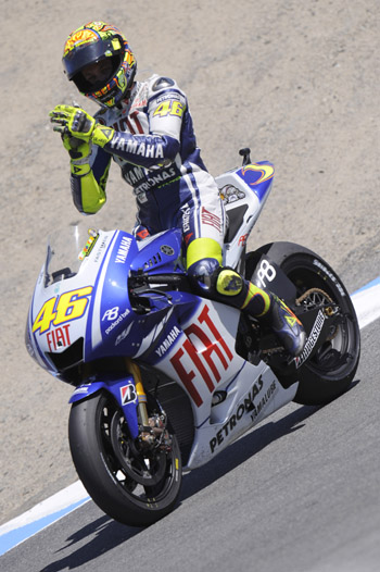 VALENTINO ROSSI - 2009 MOTOGP UNITED STATES GRAND PRIX, LAGUNA SECA
