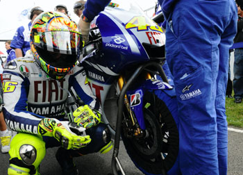 VALENTINO ROSSI - FIAT YAMAHA TEAM - 2009 BRITISH MOTOGP GRAND PRIX, DONINGTON PARK