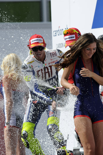 VALENTINO ROSSI - FIAT YAMAHA TEAM - 2009 CZECH GRAND PRIX, BRNO