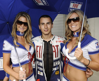 JORGE LORENZO - FIAT YAMAHA TEAM - QUALIFYING, INDIANAPOLIS 2009