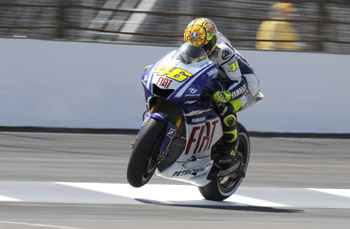 VALENTINO ROSSI - FIAT YAMAHA TEAM - QUALIFYING, INDIANAPOLIS 2009