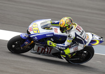 VALENTINO ROSSI - FIAT YAMAHA TEAM - QUALIFYING, INDIANAPOLIS 2009