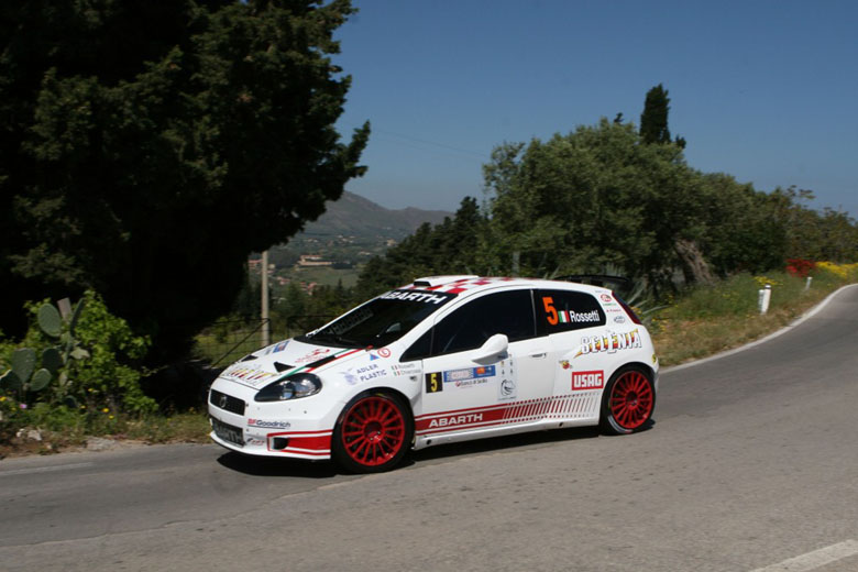 LUCA ROSSETTI - GRANDE PUNTO ABARTH - 2009 RALLY TARGA FLORIO