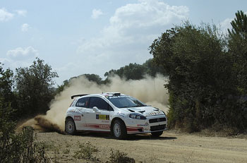 LUCA ROSSETTI - ABARTH GRANDE PUNTO - 28TH RALLY COSTA SMERALDA 2009