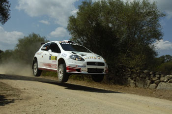 UMBERTO SCANDOLA - ABARTH GRANDE PUNTO - 28TH RALLY COSTA SMERALDA 2009