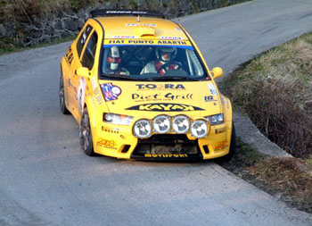 GIANDOMENICO BASSO/FLAVIO GUGLIELMINI - FIAT PUNTO S1600 - 2003 RALLY MILLE MIGLIA