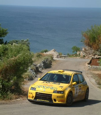 GIANDOMENICO BASSO/FLAVIO GUGLIELMINI - FIAT PUNTO S1600 - 2003 RALLY DEL SALENTO