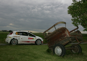 BERND CASIER, GRANDE PUNTO ABARTH - 2009 BELGIUM RALLY YPRES