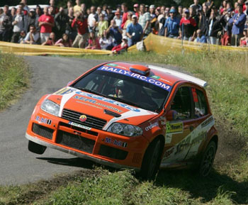Jiří Skoupil/Tomáš Singer - Abarth Fiat Punto S1600 - 39th Barum Czech Rally Zlin