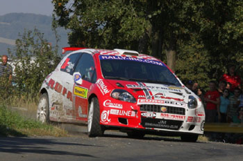 GRZEGORZ GRZYB - ABARTH GRANDE PUNTO - BARUM CZECH RALLY ZLIN, 2009
