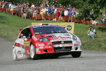 GRZEGORZ GRZYB - ABARTH GRANDE PUNTO - BARUM CZECH RALLY ZLIN, 2009