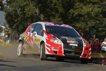 JAROSLAV ORSAK - ABARTH GRANDE PUNTO - BARUM CZECH RALLY ZLIN, 2009