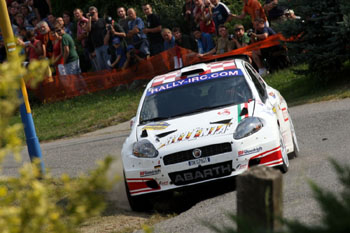 LUCA ROSSETTI - ABARTH GRANDE PUNTO - BARUM CZECH RALLY ZLIN, 2009