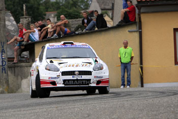 LUCA ROSSETTI - ABARTH GRANDE PUNTO - BARUM CZECH RALLY ZLIN, 2009