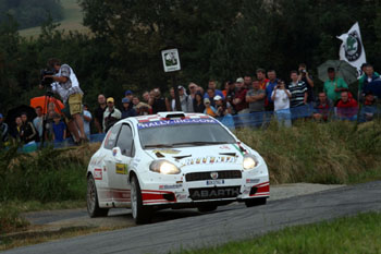 LUCA ROSSETTI - ABARTH GRANDE PUNTO - BARUM CZECH RALLY ZLIN, 2009