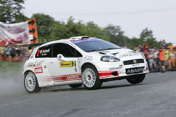 LUCA ROSSETTI - ABARTH GRANDE PUNTO - BARUM CZECH RALLY ZLIN, 2009