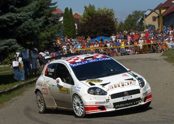 LUCA ROSSETTI - ABARTH GRANDE PUNTO S2000 - 39TH BARUM RALLY ZLIN 2009