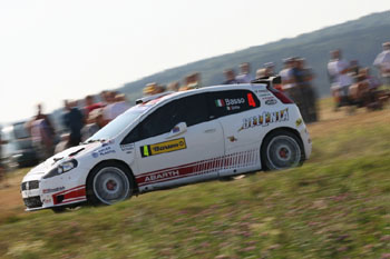 GIANDOMENICO BASSO - ABARTH GRANDE PUNTO S2000 - 39TH BARUM RALLY ZLIN, SHAKEDOWN