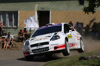LUCA ROSSETTI - ABARTH GRANDE PUNTO S2000 - 39TH BARUM RALLY ZLIN, SHAKEDOWN