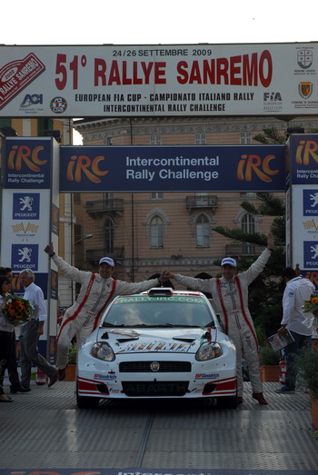 LUCA ROSSETTI - ABARTH GRANDE PUNTO - 51ST RALLYE SANREMO 2009