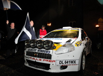 KEITH CRONIN - ABARTH GRANDE PUNTO S2000 - RALLY OF SCOTLAND 2009