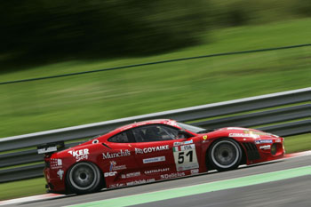 ALVARO BARBRA LOPEZ/PIERRE KAFFER/NIKI CADEI/MATIAS RUSSO - #51 AF CORSE FERRARI F430 GT - 2009 SPA 24 HOURS