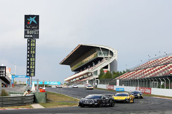 LAMBORGHINI GALLARDO LP560-4 SUPER TROFEO, CIRCUIT DE CATALUNYA, SPAIN