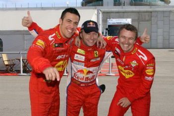 Marcel Fässler and Joël Camathias, with the GT2 class F430 GT entered by Trottet Racing, won the title in the International GT Open Championship