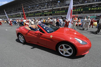 LUCA DI MONTEZEMOLO AND JEAN ALESI, FERRARI CALIFORNIA - LE MANS 24 HOURS, 2009