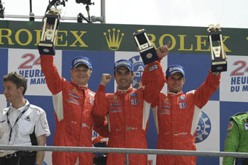 JAIME MELO, PIERRE KAFFER, MIKA SALO - 2009 LE MANS 24 HOURS