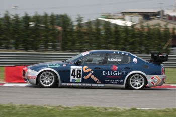 ANDREA CHIESA, TEAM SWISS MASERATI QUATTROPORTE - 2009 SUPERSTARS RD 2, ADRIA RACEWAY