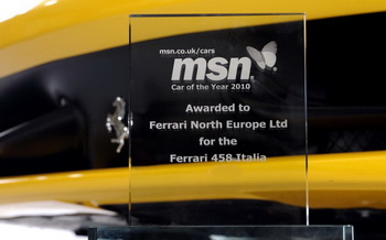 FERRARI 458 ITALIA - MSN CARS - CAR OF THE YEAR 2010