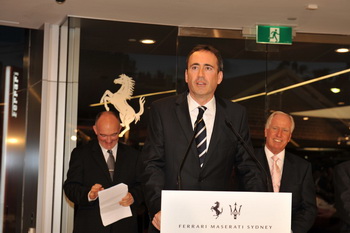 FERRARI MASERATI SYDNEY DEALER PRINCIPAL ED BUTLER