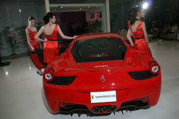 FERRARI 458 ITALIA LAUNCH, CAVALLINO MOTORS, BANGKOK, THAILAND