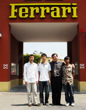 CHINESE INTERN STUDENTS AT MARANELLO