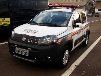 Fiat Uno Policia Militar, Brazil