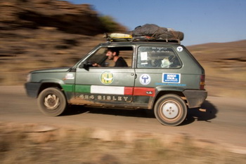 FIAT PANDA 4X4 - THE ADVENTURISTS AFRICA RALLY 2010