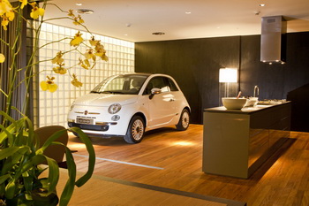 FIAT UNO AND FIAT 500 AT CASACOR, MINAS GERAIS, BRAZIL