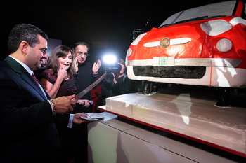 FIAT 500 AT THE 2010 LA AUTO SHOW