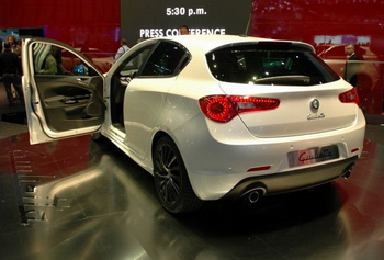 ALFA ROMEO GIULIETTA AT THE 2010 GENEVA MOTOR SHOW