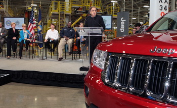 NEW 2011 JEEP GRAND CHEROKEE - LAUNCH AT JEFFERSON NORTH ASSEMBLY PLANT, MAY 2010