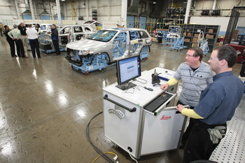 NEW 2011 JEEP GRAND CHEROKEE - LAUNCH AT JEFFERSON NORTH ASSEMBLY PLANT, MAY 2010