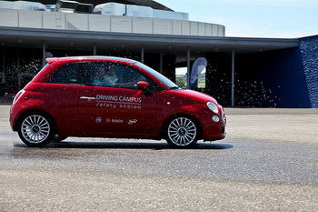 FIAT 500 - DRIVING CAMPUS "SAFETY ECOLAB" AT THE VALLELUNGA CIRCUIT, ROME, 26 MAY 2010