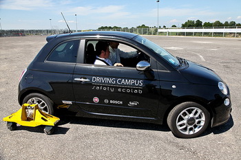 FIAT 500 - DRIVING CAMPUS "SAFETY ECOLAB" AT THE VALLELUNGA CIRCUIT, ROME, 26 MAY 2010