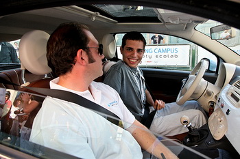 FIAT 500 - DRIVING CAMPUS "SAFETY ECOLAB" AT THE VALLELUNGA CIRCUIT, ROME, 26 MAY 2010