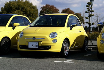 FIAT 500 BAMBINO CLUB JAPAN - "PICNIC" AT THE KOBE FRUIT & FLOWER MARKET