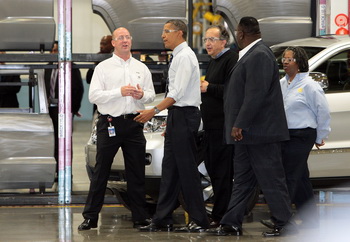 PRESIDENT OBAMA - CHRYSLER GROUP JEFFERSON NORTH ASSEMBLY PLANT