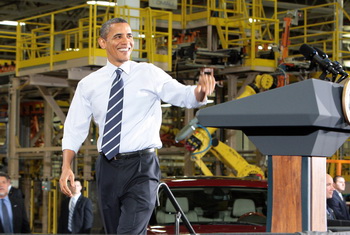 PRESIDENT OBAMA - CHRYSLER GROUP JEFFERSON NORTH ASSEMBLY PLANT