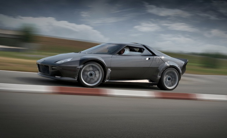 NEW LANCIA STRATOS FERRARI V8 (2010)