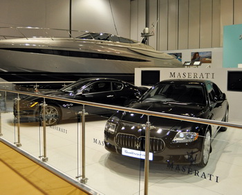 MASERATI QUATTROPORTE S & GRANTURISMO S - LONDON BOAT SHOW 2010